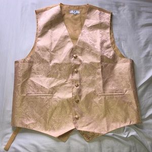 Men gold fashion vest